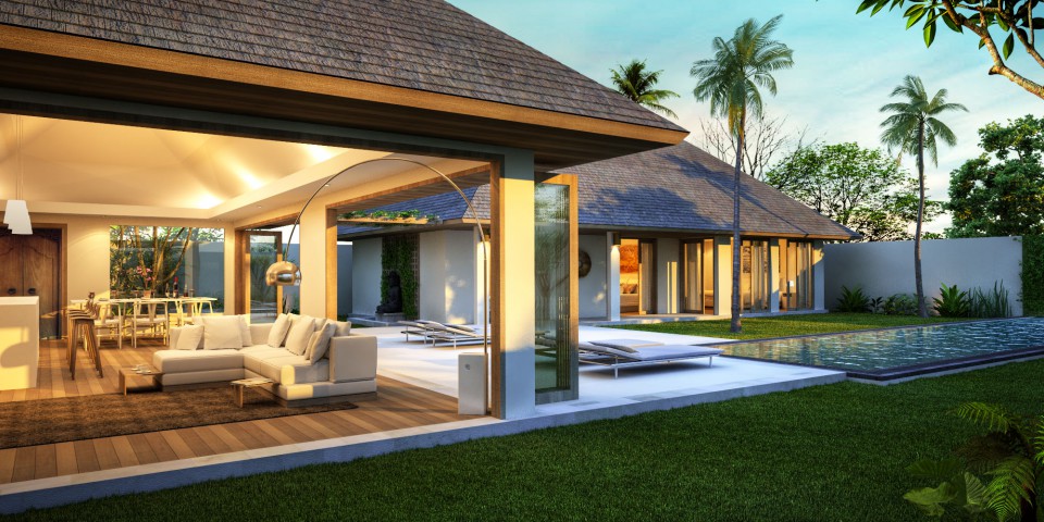 Desain Rumah Tropis Ini Punya Style Unik dan Berlokasi di Badung Bali ...